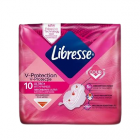 ABSORBANTE NORMAL LIBRESSE V-PROTECT 10B