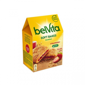 BISCUITI SOFT BAKES CAPSUNI BELVITA 250G