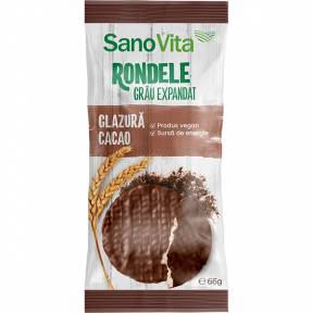 RONDELE GRAU GLAZ. CACAO SANO VITA 66G