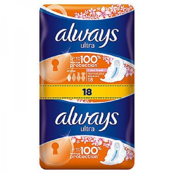 ABSORBANTE ALWAYS ULTRA NORMAL PLUS 18 BUC