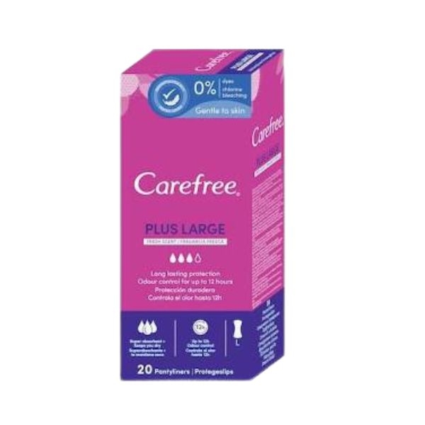 ABSORBANTE CAREFREE PLUS LARGE 20 BUC    