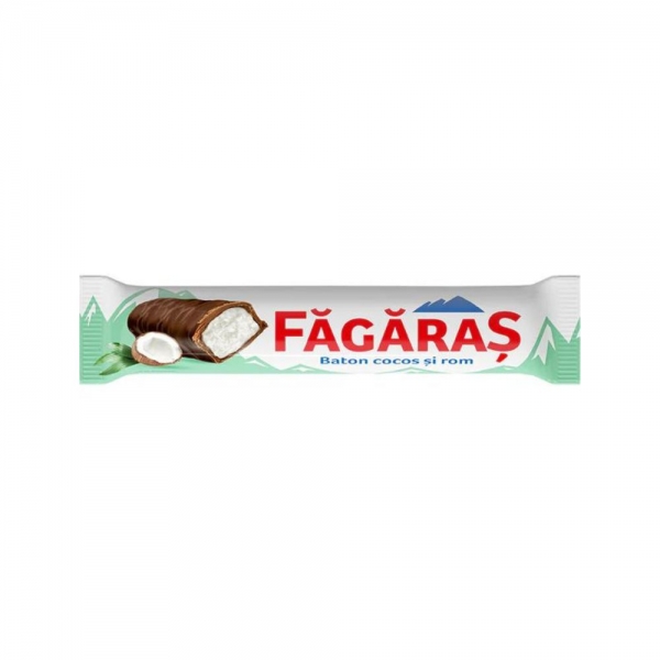 BATON CIOCOLATA FGARAS COCOS ROM 40GR