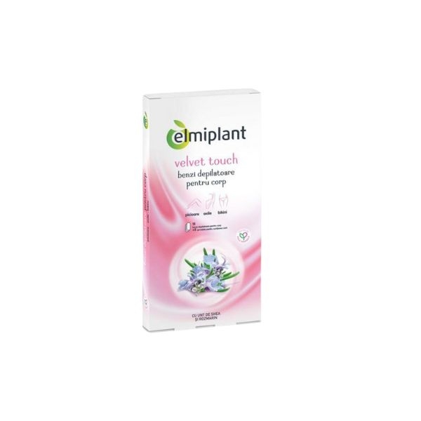 BENZI DEPILATOARE VELVET TOUCH ELMIPLANT 12BUCATI