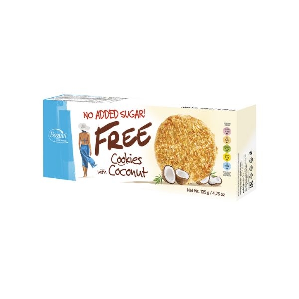 BISCUITI COCOS FREE 135GR