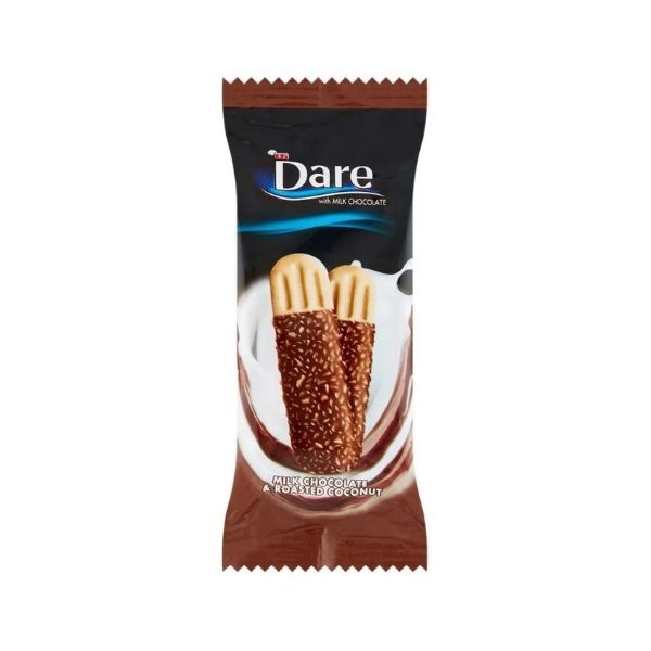 BISCUITI CU GLZ CIOC CU LAPTE SI COCOS DARE 44.5G