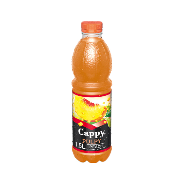 CAPPY PULPY PEACH PET 1.5L SGR