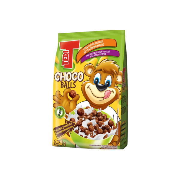 CEREALE CHOCO BALLS TEDI 250GR