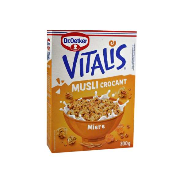 CEREALE MUSLI CROCANT MIERE VITALIS 300GR