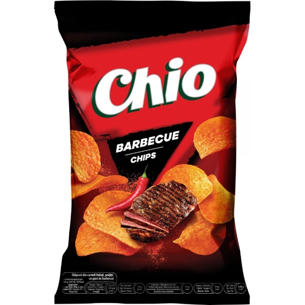 CHIPS CU GUST DE BARBEQUE CHIO 125G