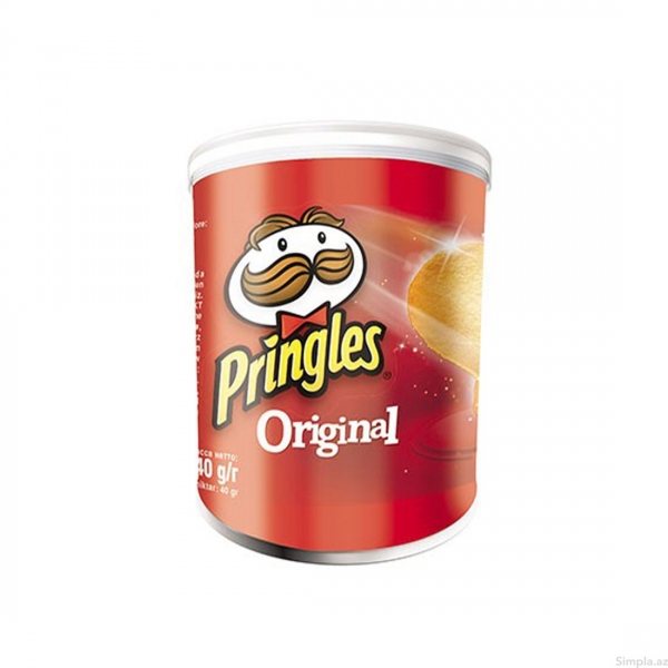 CHIPS ORIGINAL PRINGLES 40GR