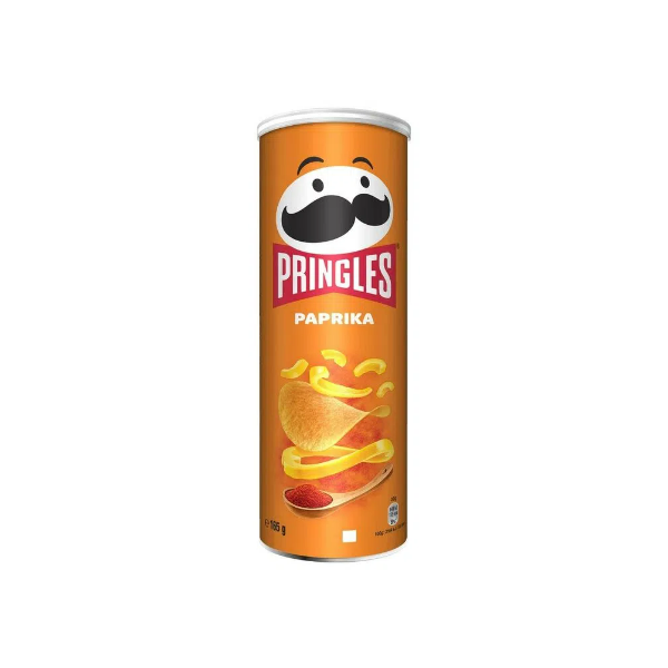 CHIPS PRINGLES PAPRIKA 165GR