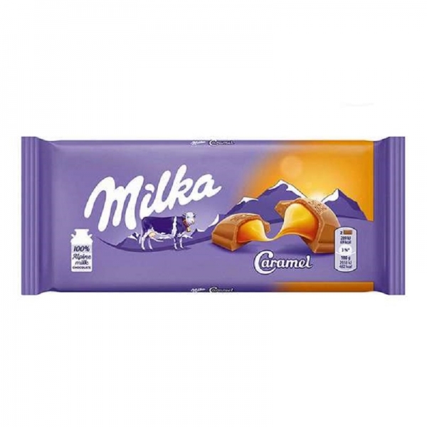 CIOCOLATA  MILKA CREMA CARAMEL 100G