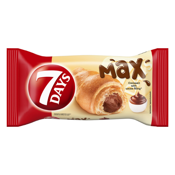 CROISSANT 7 DAYS MAX CU CREMA  AR CACAO 80G