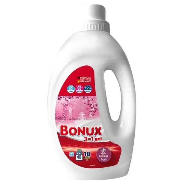 DETERGENT AUT BONUX GEL  ROSE 0.9L