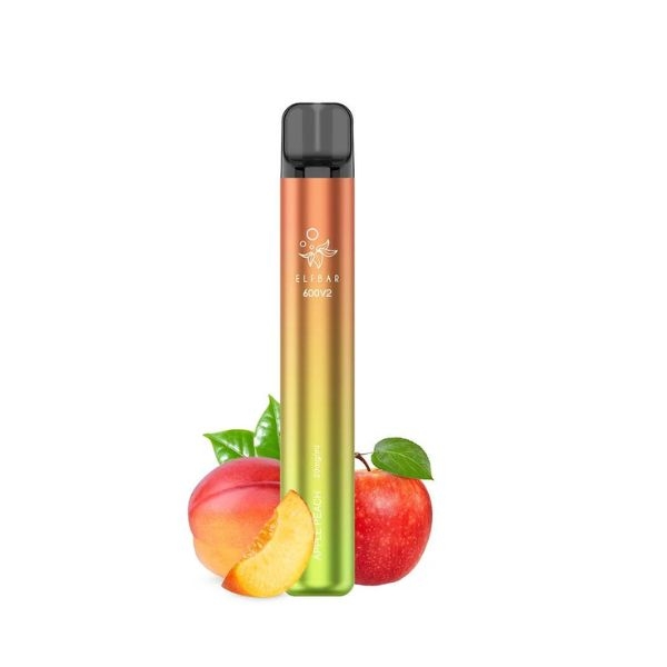 ELF BAR 600 V2 APPLE PEACH