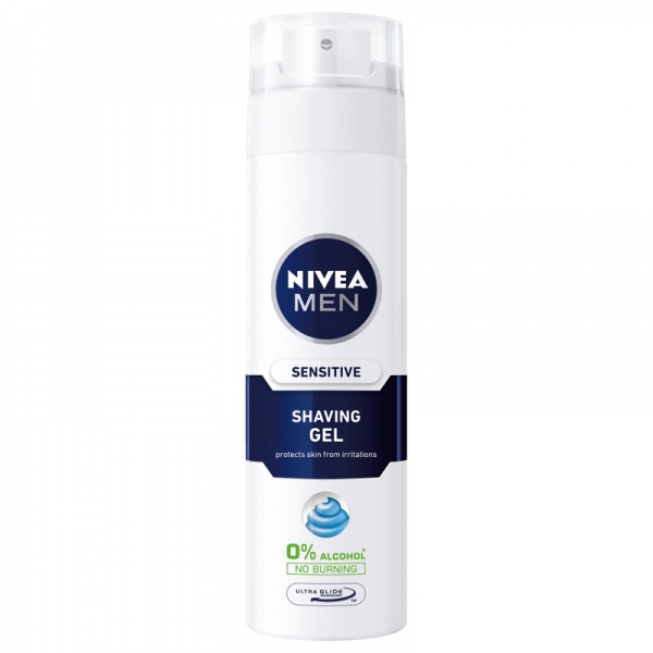 GEL RAS SENSITIVE NIVEA MEN 200ML 