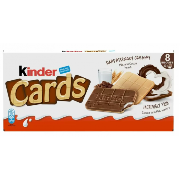 KINDER CARDS COCOA MILK       