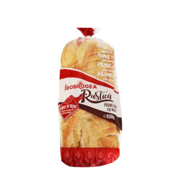 PAINE RUSTICA ALBA CU MAIA 0.5KG