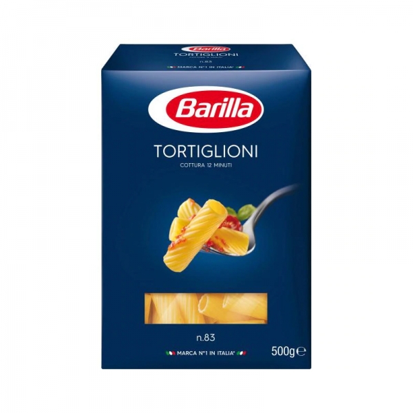 PASTE TORTIGLIONI BARILLA 500G