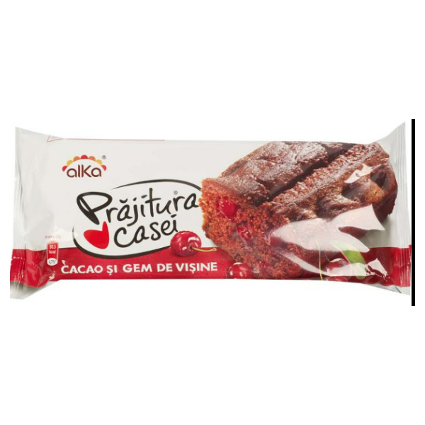 PRAJITURA CASEI CACAO-VISINE 350G  