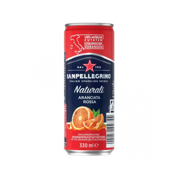 SAN PELLEGRINO ARANCIATA ROSSA 0.33L SGR