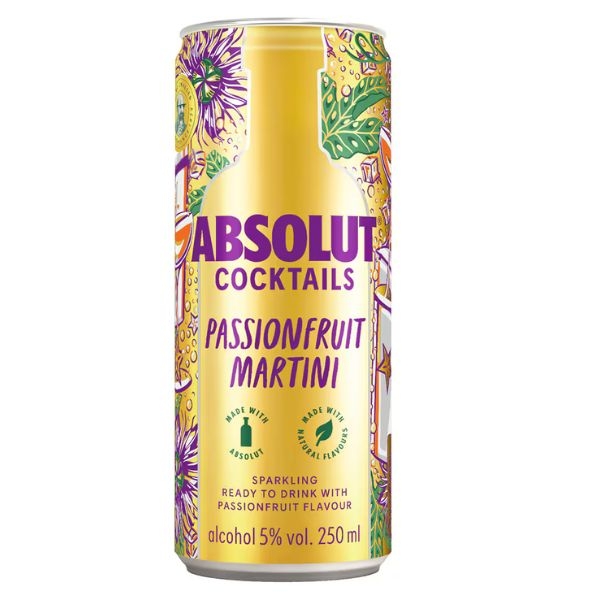 VODCA ABSOLUT PASSIONF MART 0.25L SGR