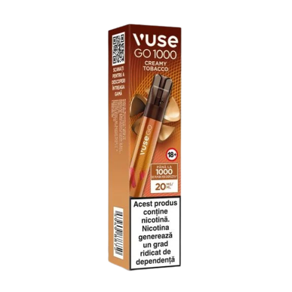 VUSE GO 1000 PEN CREAMY TOBACCO 20MG/ML