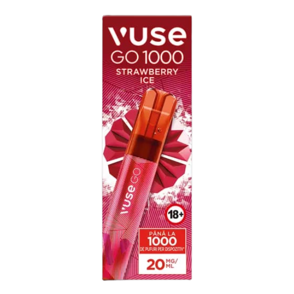 VUSE GO 1000 PEN STRAWBERRY ICE 20MG/ML