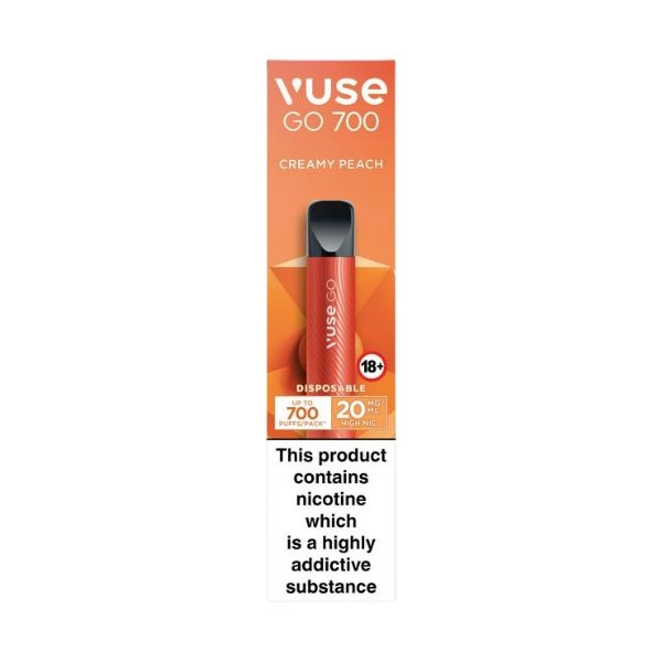 VUSE GO 700 CREAMY PEACH 0MG/ML