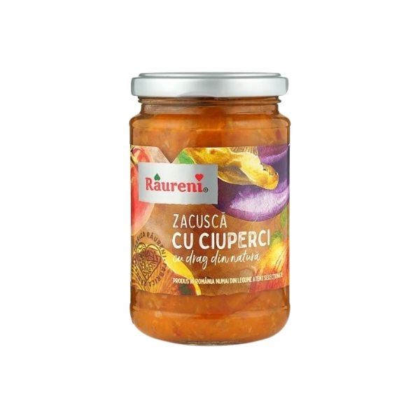 ZACUSCA CIUPERCI RAURENI 300G